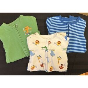 Old Navy 6 Toddler One‎ Piece Sleepers Lot of 3 Footless Warm Cozy Kids